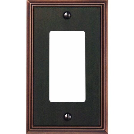 Jackson Deerfield 3117AZ "Metro Line" Bronze 1-rocker/gfi Wall Plate